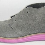 NEW COLE HAAN LUNARGRAND CHUKKA BOOT SIZE 11 GRAY SUEDE PINK NIKE SHOES