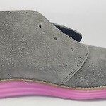 NEW COLE HAAN LUNARGRAND CHUKKA BOOT SIZE 11 GRAY SUEDE PINK NIKE SHOES