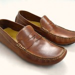 Burnt Caramel Brown Leather COLE HAAN  Casual Moccasin Driving Penny Loafers 9 M
