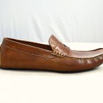 Burnt Caramel Brown Leather COLE HAAN  Casual Moccasin Driving Penny Loafers 9 M