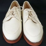 COLE HAAN Oxford TERRILL Shoes WHITE/Creme Suede NUBUCK Lace Up USA 8.5 B New