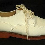 COLE HAAN Oxford TERRILL Shoes WHITE/Creme Suede NUBUCK Lace Up USA 8.5 B New