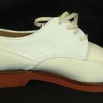 COLE HAAN Oxford TERRILL Shoes WHITE/Creme Suede NUBUCK Lace Up USA 8.5 B New