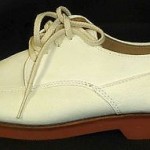 COLE HAAN Oxford TERRILL Shoes WHITE/Creme Suede NUBUCK Lace Up USA 8.5 B New