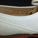 COLE HAAN Oxford TERRILL Shoes WHITE/Creme Suede NUBUCK Lace Up USA 8.5 B New