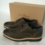 Cole Haan Morris Wingtip Oxford II SZ 10  Olive C11822
