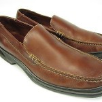 COLE HAAN NIKE AIR BROWN LEATHER SLIP ON LOAFERS MEN’S SHOE SIZE 11 M