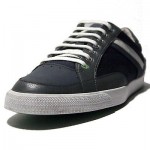 $225 Hugo Boss GREEN APACHE III Navy Blue Fashion Sneakers 10 43 Mens Kicks 9 .5