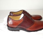 Cole Haan Men’s Leather Air Clifden Oxfords Saddle Shoes (Dark Brown 10.5 M)