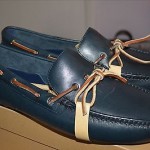 Cole Haan Air Grant Blue Leather Penny Loafers New Mens Boat Shoes size 10M
