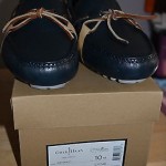 Cole Haan Air Grant Blue Leather Penny Loafers New Mens Boat Shoes size 10M