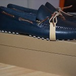Cole Haan Air Grant Blue Leather Penny Loafers New Mens Boat Shoes size 10M