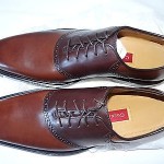 Cole Haan Men’s Leather Air Clifden Oxfords Saddle Shoes (Dark Brown 10.5 M)