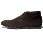 $295 Hugo Boss ITALY Brown Ankle Chukka Mens Boots 11 44 Casual Suede 10.5 43.5