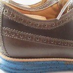 Men’s Cole Haan LunarGrand Long Wingtip Oxford Dark Grey Leather Shoes C12091