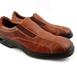 Cole Haan Leather Loafers Men Size 11 Country Brown Nike Air Sole Slip On Shoes