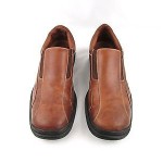 Cole Haan Leather Loafers Men Size 11 Country Brown Nike Air Sole Slip On Shoes