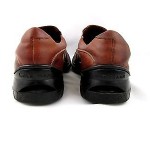 Cole Haan Leather Loafers Men Size 11 Country Brown Nike Air Sole Slip On Shoes