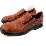 Cole Haan Leather Loafers Men Size 11 Country Brown Nike Air Sole Slip On Shoes