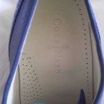 Cole Haan Hamilton Wingtip Mens Size 11.5 Blue Antiqued Leather