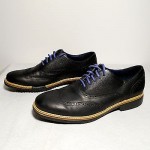 Men’s – COLE HAAN – Oxford Wingtip Shoes – Sz 9M – Black Casual or Dress EUC