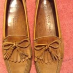 men’s COLE HAAN COUNTRYmen’s Size 11 brown leather kiltie tassel loafers