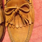 men’s COLE HAAN COUNTRYmen’s Size 11 brown leather kiltie tassel loafers