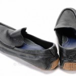 Cole Haan Somerset Ven C11543 Nike Air 9 black leather Driving Moc shoe GNJ196