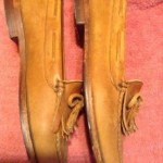 men’s COLE HAAN COUNTRYmen’s Size 11 brown leather kiltie tassel loafers