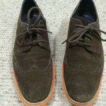 Cole Haan Lunargrand Wingtip size 10 brown suede orange lunar, nike, C11097