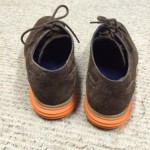 Cole Haan Lunargrand Wingtip size 10 brown suede orange lunar, nike, C11097