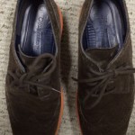 Cole Haan Lunargrand Wingtip size 10 brown suede orange lunar, nike, C11097
