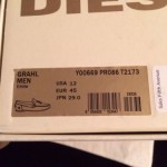 Diesel Grahl Men’s Ermine Leather Boat Shoes EUR 45 US Size 12 New! Amazing