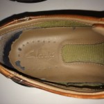 CLARKS Mens Size 8.5 M Brown Leather 2 Tone Lace Up Oxfords