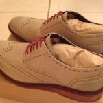 Cole Haan Mens Shoes Colton Winter Wingtip Oxford Summer Khaki 11.5M C11898 NIB!