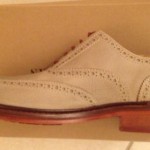 Cole Haan Mens Shoes Colton Winter Wingtip Oxford Summer Khaki 11.5M C11898 NIB!