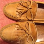 men’s COLE HAAN COUNTRYmen’s Size 11 brown leather kiltie tassel loafers