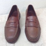 COLE HAAN MENS SHOES SZ 10.5 M BROWN LEATHER DRESS CASUAL LOAFERS HAND SEWN GOOD
