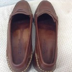 COLE HAAN MENS SHOES SZ 10.5 M BROWN LEATHER DRESS CASUAL LOAFERS HAND SEWN GOOD