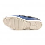 Cole Haan Fire Island Boat Mens Size 9 Blue Wide Leather Boat Shoes