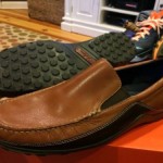 NEW-Mens COLE HAAN Leather Slip-On Driving Shoes/Loafers Nike Air -Brown – 12