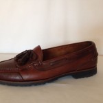 Cole Haan Brown Leather Loafer Mens Fringe Size 9.5
