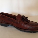 Cole Haan Brown Leather Loafer Mens Fringe Size 9.5