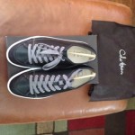 COLE HAAN AIR MERCURY MENS BLACK LEATHER Size 12 W