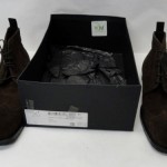 Hugo Boss 50228313 Men’s Fashion Ankle Boots Clelior Dark Brown Suede E/536