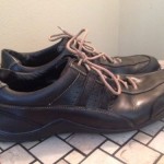 COLE HAAN MEN’S SPORT SHOE VIBRAM SOLE, Black Leather  Size 11.5 M