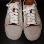 COLE HAAN Mens CANVAS LEATHER/SUEDE TENNIS SHOE SIZE 8M GREAT SHAPE!