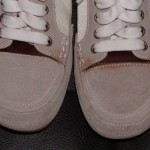 COLE HAAN Mens CANVAS LEATHER/SUEDE TENNIS SHOE SIZE 8M GREAT SHAPE!