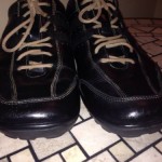 COLE HAAN MEN’S SPORT SHOE VIBRAM SOLE, Black Leather  Size 11.5 M