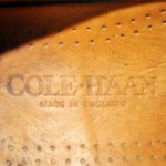 Vintage COLE HAAN Mens 9 Tan Leather WingTip Dress Shoes Bench Made England